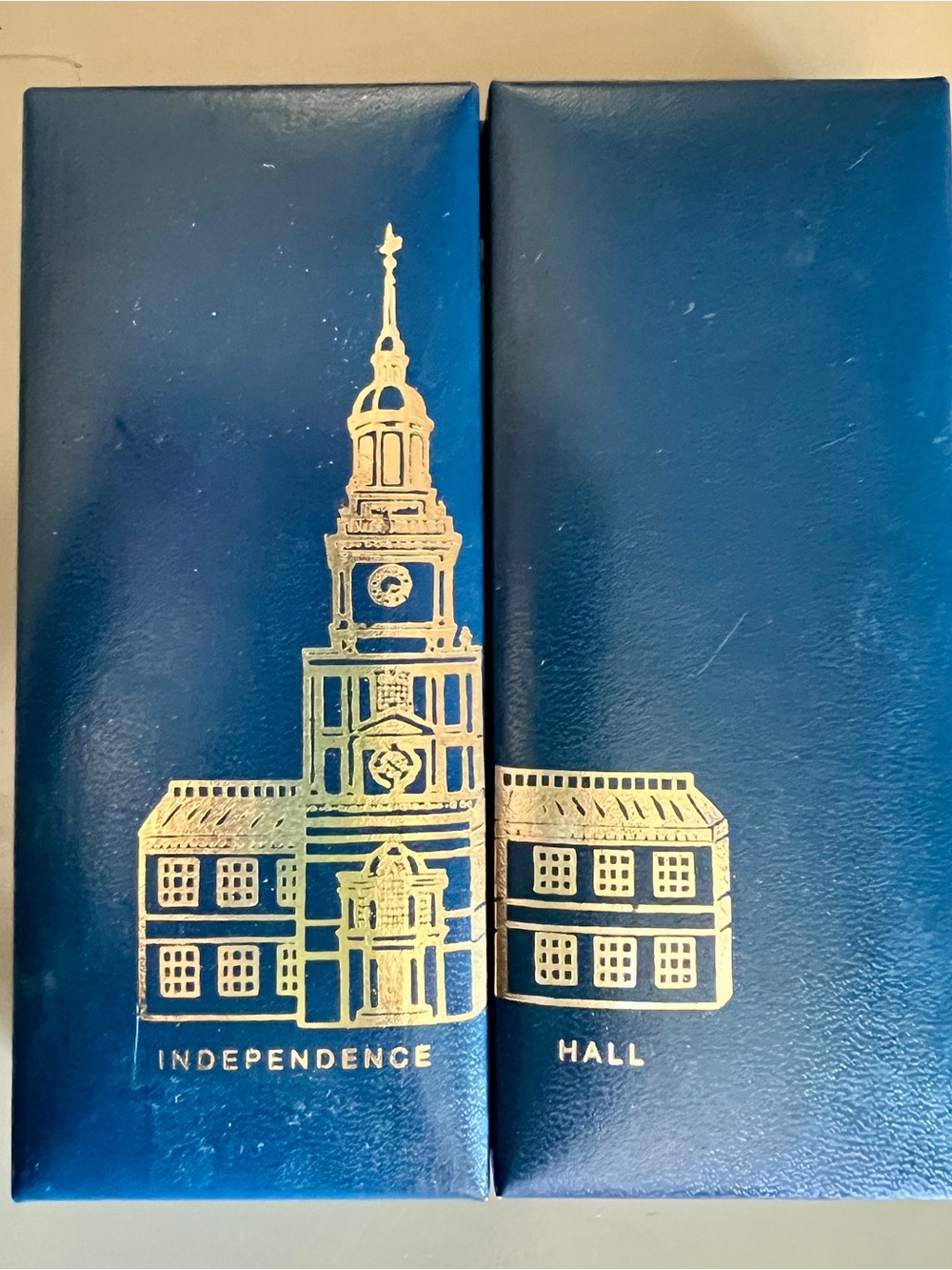 Independence Hall Decorative Blue Desk Box Set